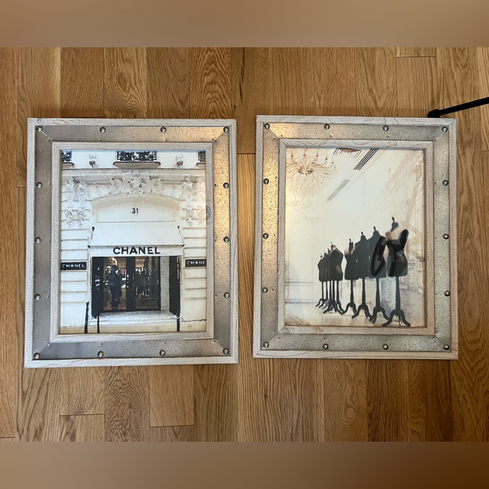 Wood & Metal Wall Art! 18x16"